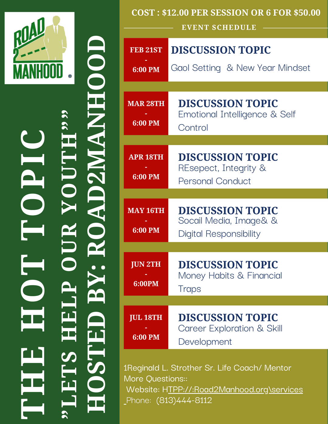 THE Hot Topic: Adult Convo About our Youth